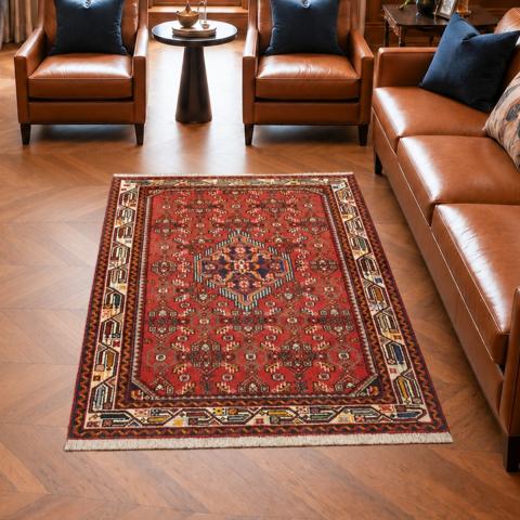 Tapis d'Orient HAMADAN 26 Rouge