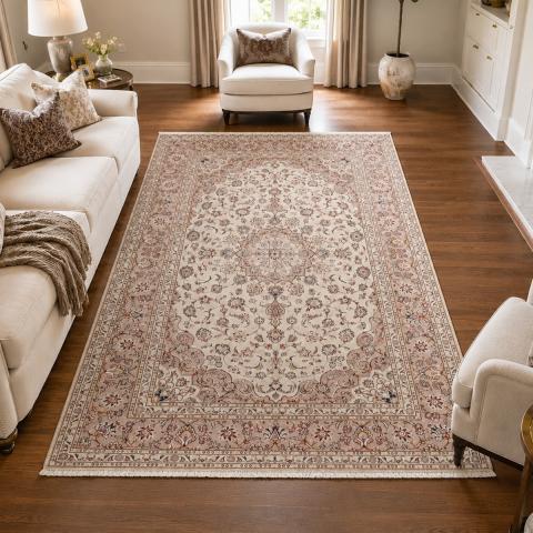 Tapis d'Orient KASHAN 3 Crème