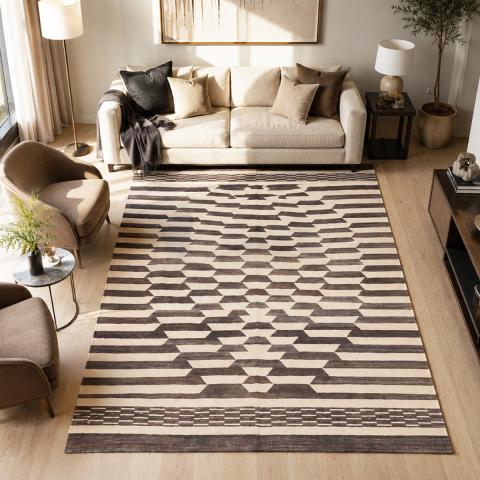 Tapis d'Orient KELIM KU 2 Crème