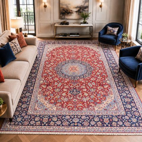 Tapis d'Orient NADJAFABAD A Rouge