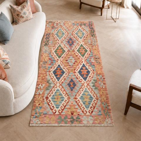 Tapis kilim KILIM 69 Multicolore