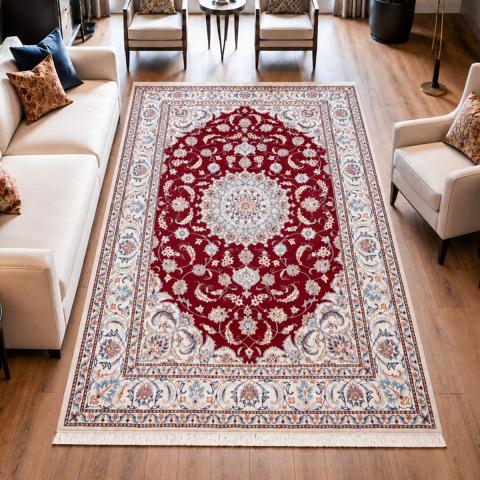 Tapis rectangulaire NAIN 12 Bordeaux