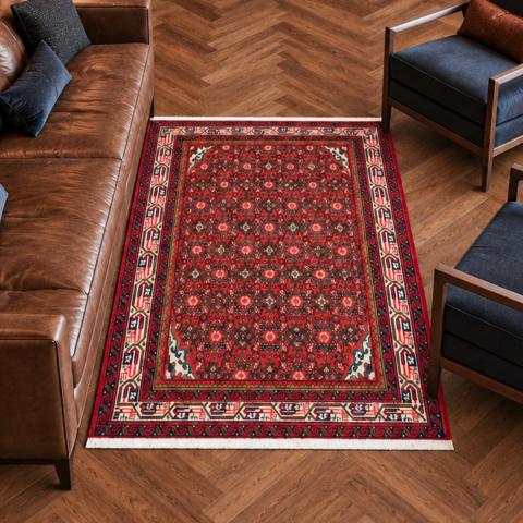 Tapis de chambre HAMADAN 43 Rouge
