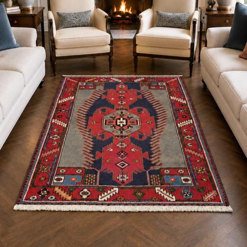 Tapis de chambre HAMADAN 46 Rouge