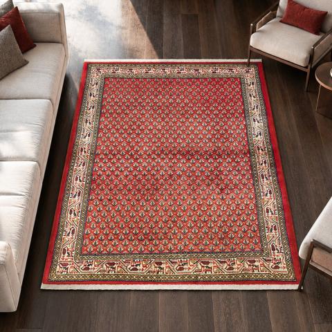 Tapis motif animalier HAMADAN 51 Rouge