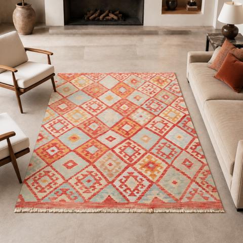 Tapis kilim KILIM 87 Multicolore