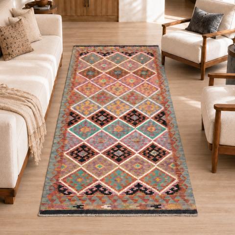Tapis kilim KILIM 89 Multicolore