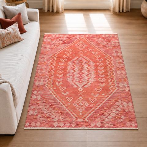 Tapis kilim KILIM 94 Rouge