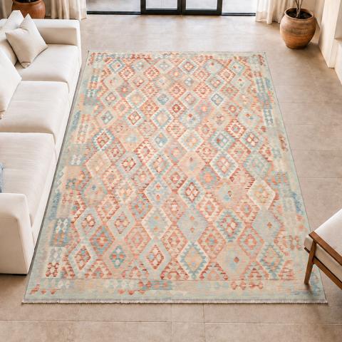 Tapis formes géométriques KILIM 101 Multicolore