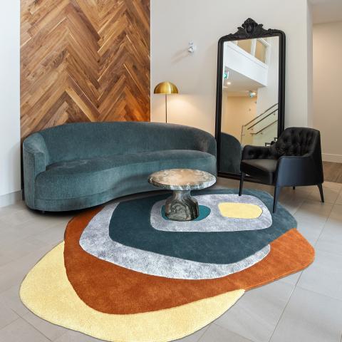 Tapis formes géométriques CIRCLAR Multicolore