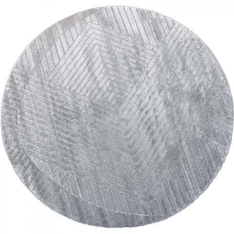 Tapis rond LYN9 D Gris