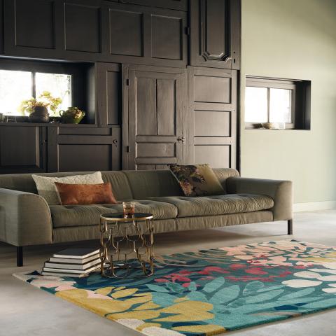 Tapis grand dimensions brillance geometrique gris 60 x 110 cm tapis de salon  moderne design par unamourdetapis - Conforama