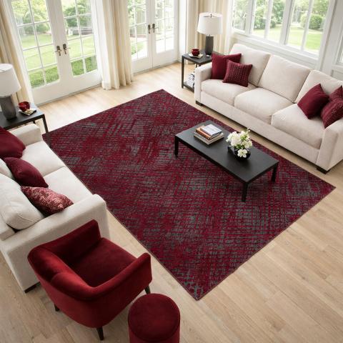 Tapis de couloir TEREMINDE Rouge