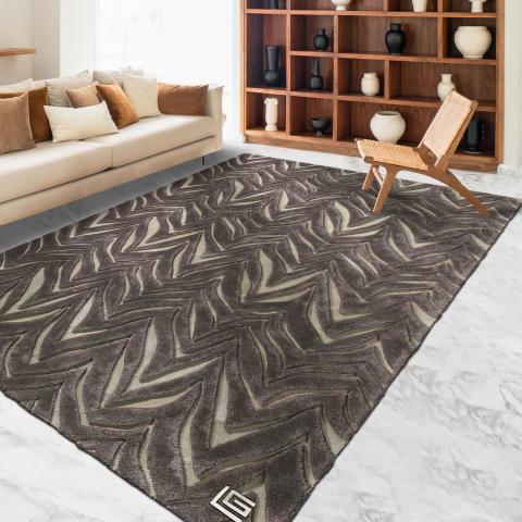 Tapis en viscose BALBOA Gris