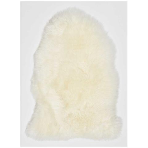 Tapis de bain noir et blanc MOUTON Blanc