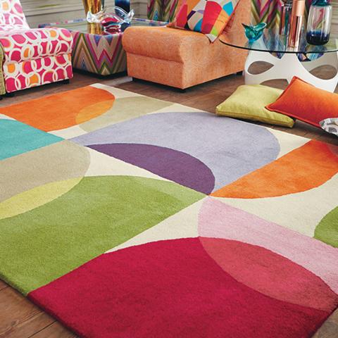 Tapis tufté KALEIDO Multicolore