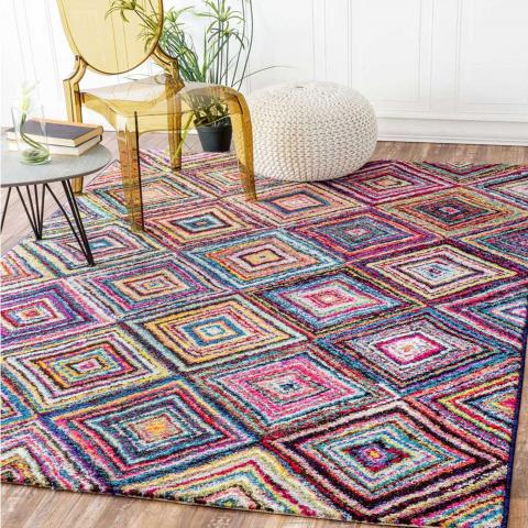 Tapis 40x60 cm LYN6 CARI Multicolore