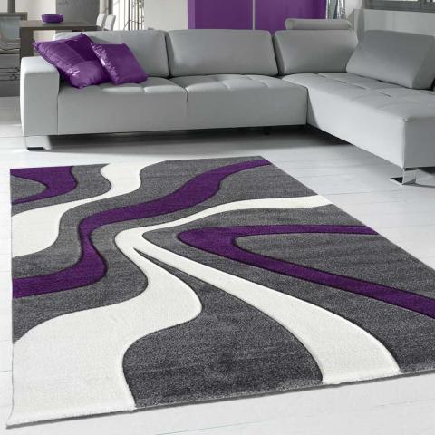 Tapis violet LYN8 VAGUE Violet
