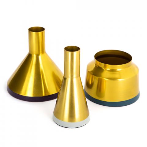 Vases LOT DE 3 SHINE Gris