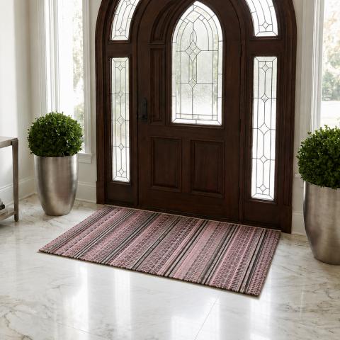 Tapis rose VORELA Rose