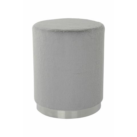 Tabouret décoratif ZAGE Argent