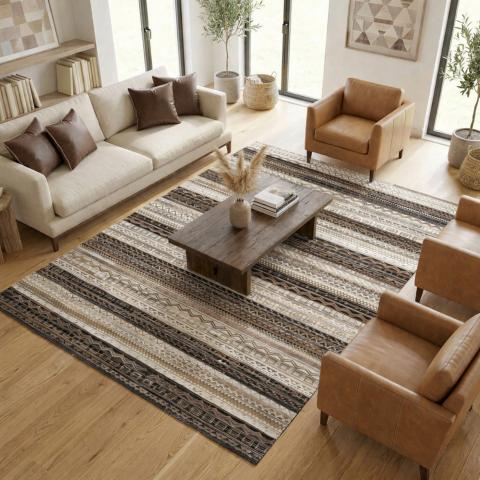 Tapis cousu ZAIRA Beige